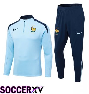 France kit Training Tracksuit Blue 2024/2025