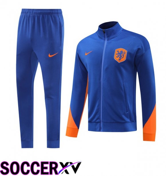 Netherlands kit Training Jacket Suit Blue 2024/2025