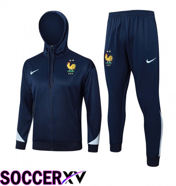 France Training Tracksuit - Windbreaker Blue Royal 2024/2025