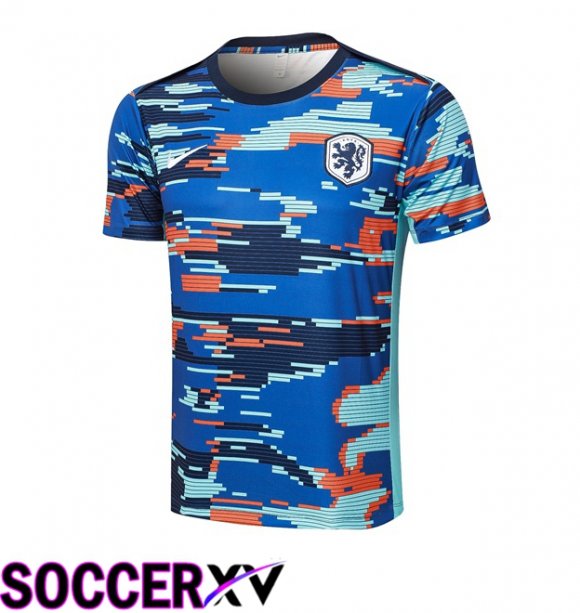 Netherlands Training T Shirt Blue 2024/2025