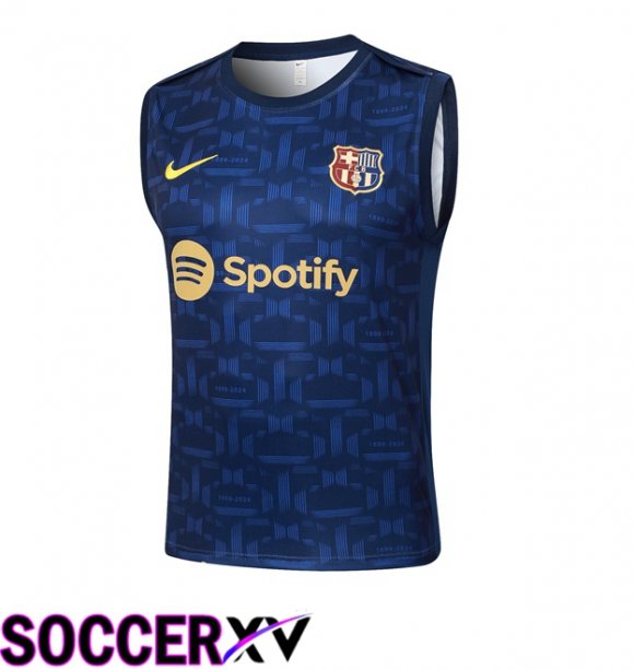 FC Barcelona Soccer Vest Blue Royal 2024/2025