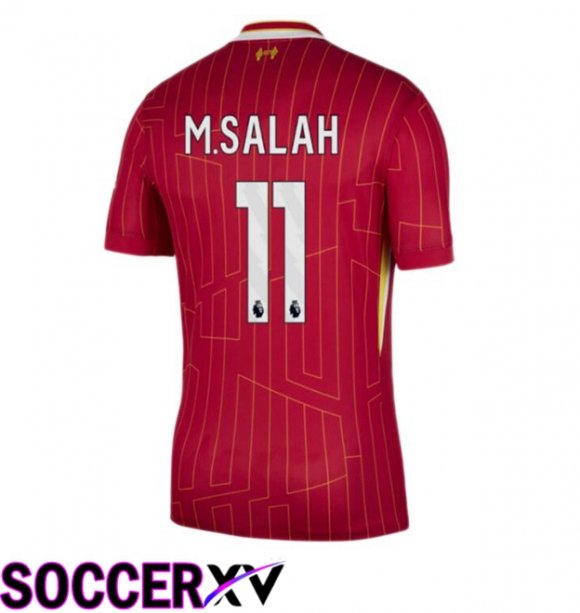 FC Liverpool (M.SALAH 11) Home Soccer Jersey Red 2024/2025