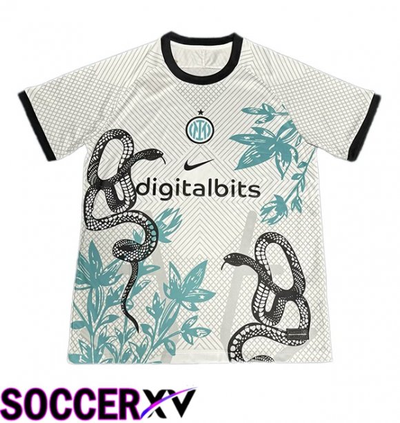 Inter Milan Soccer Jersey Special Edition White 2024/2025