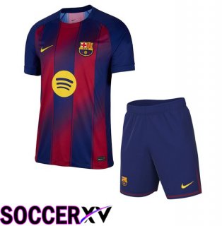 FC Barcelona Kids Home Soccer Jersey Blue Red 2025/2026