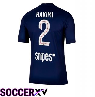 Paris PSG (Hakimi 2) Home Soccer Jersey Blue Royal 2025/2026