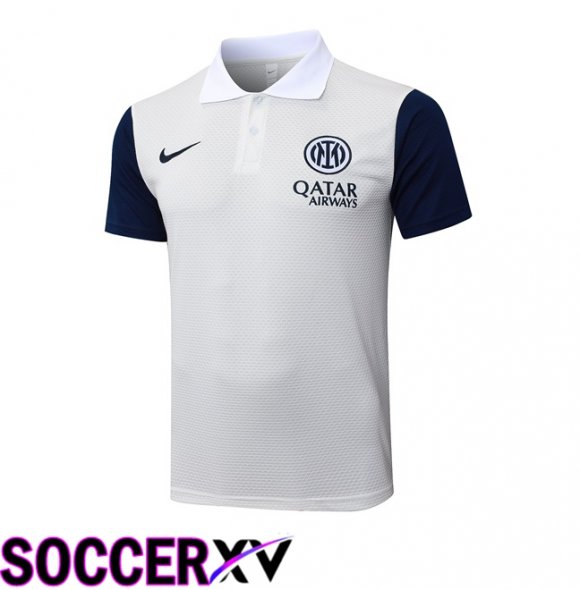 Inter Milan Soccer Polo Grey 2025/2026