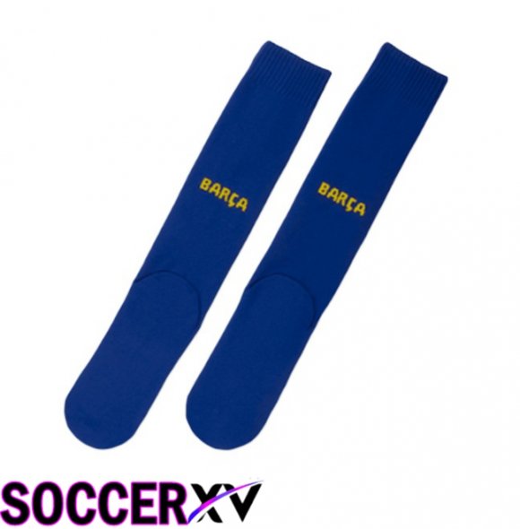 Barcelona Home Soccer Socks Blue 2025/2026