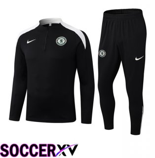 FC Chelsea kit Training Tracksuit Black 2025/2026