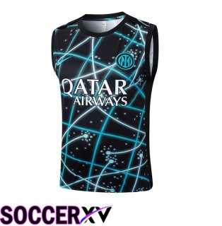 Inter Milan Gilet Soccer Black Blue 2025/2026