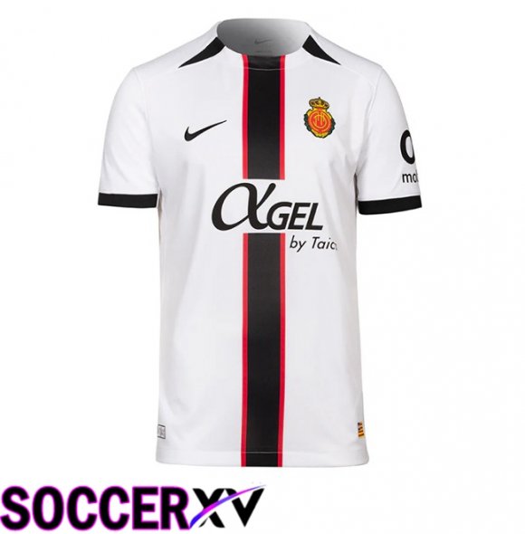 RCD Mallorca Away Soccer Jersey White 2025/2026