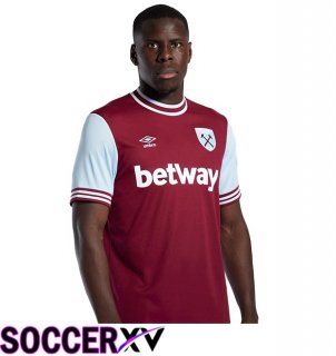 West Ham United Home Soccer Jersey Red 2024/2025