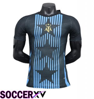 Argentina Soccer Jersey Special Edition Black/Blue 2024/2025