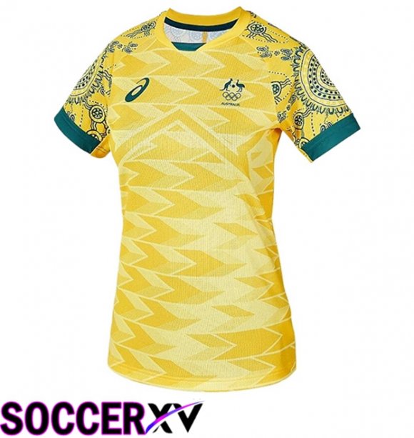 Australia Women Home Soccer Jersey 2024/2025