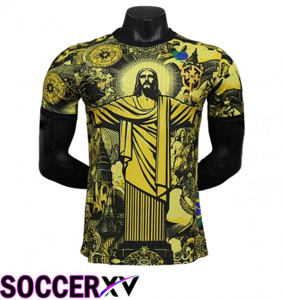 Brazil Soccer Jersey Special Edition Yellow 2024/2025