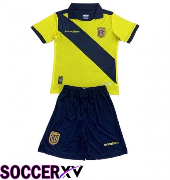 Ecuador Kids Home Soccer Jersey 2024/2025