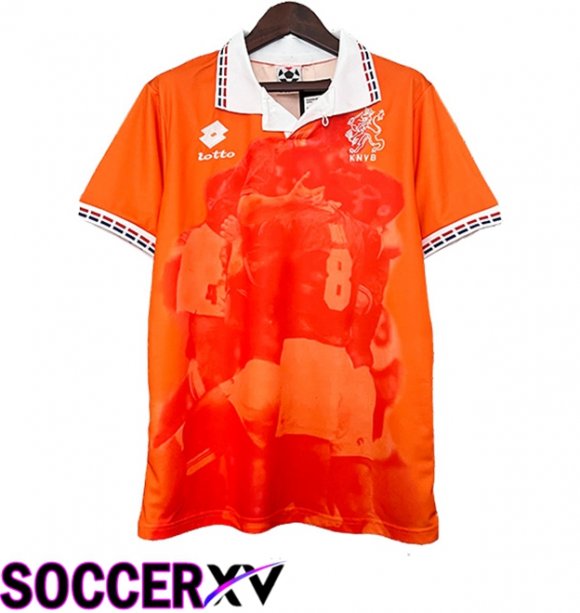 Netherlands Home Soccer Jersey 1996