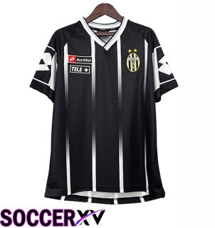 Juventus Retro Soccer Jersey Black 2000/2001