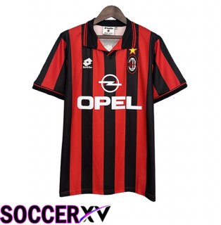AC Milan Retro Home Soccer Jersey 1997 1998