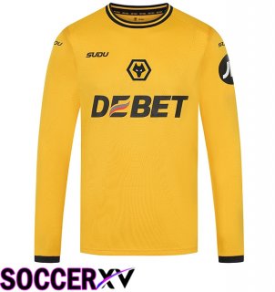 Wolves Home New Soccer Jersey Long sleeve 2024/2025