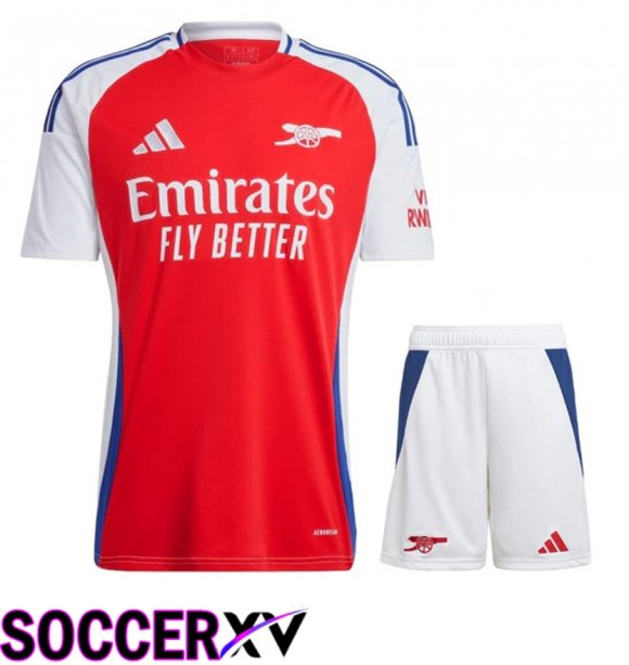 Arsenal Home kit Soccer Jersey + Shorts 2024/2025