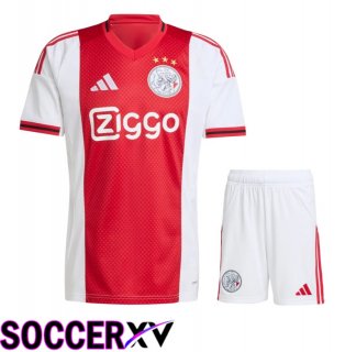 AFC Ajax Home kit Soccer Jersey + Shorts 2025 2026