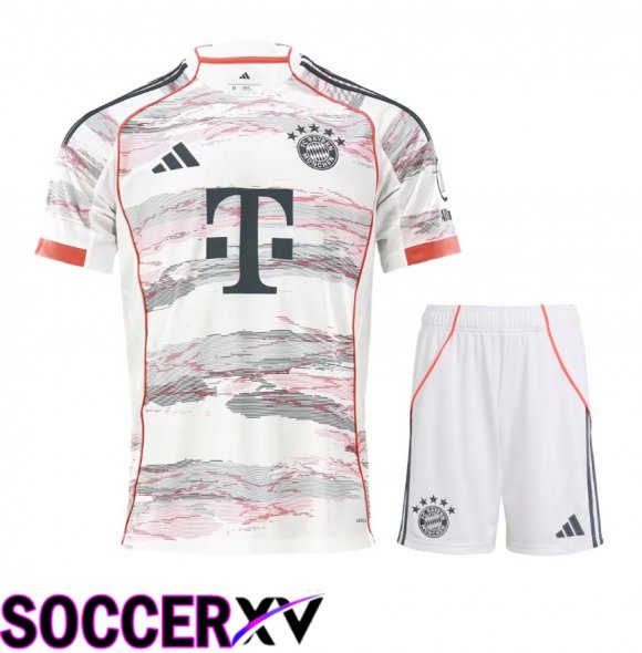 Bayern Munich Away kit Soccer Jersey + Shorts 2025 2025