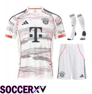 Bayern Munich Away kit Soccer Jersey (Shorts + Socks) 2025 2025