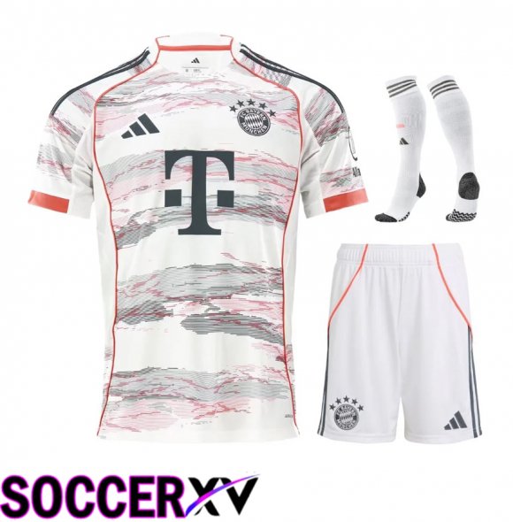 Bayern Munich Away kit Soccer Jersey (Shorts + Socks) 2025 2025
