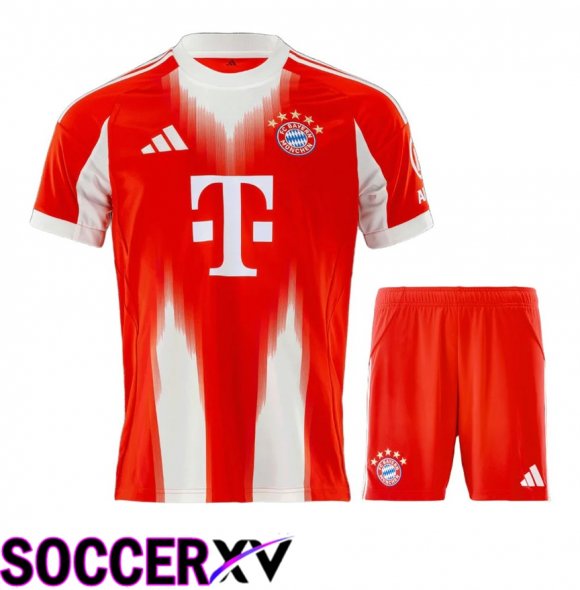 Bayern Munich Home kit Soccer Jersey + Shorts 2025 2025