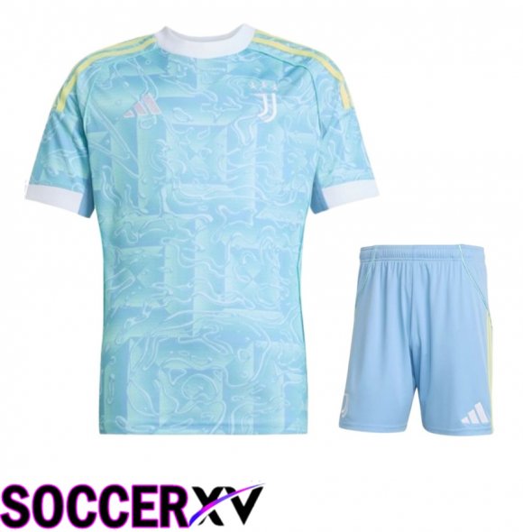 Juventus Away kit Soccer Jersey + Shorts 2025 2026