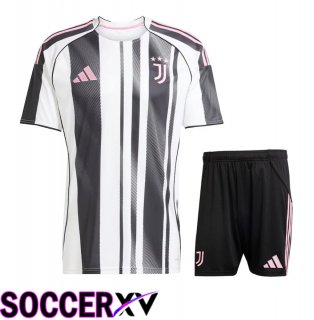 Juventus Home kit Soccer Jersey + Shorts 2025 2026