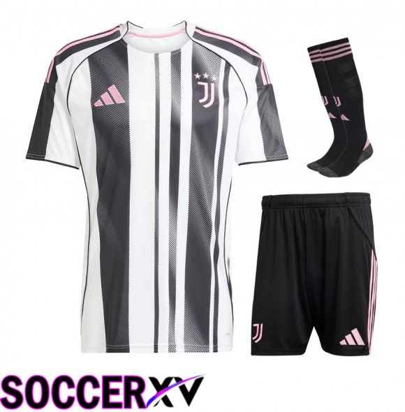 Juventus Home kit Soccer Jersey (Shorts + Socks) 2025 2026