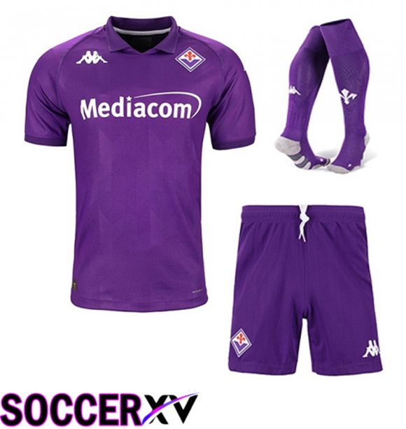 ACF Fiorentina Away kit Soccer Jersey (Shorts + Socks) 2024/2025