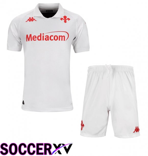 ACF Fiorentina Away kit Soccer Jersey + Shorts 2024/2025