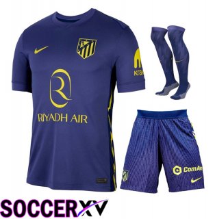 Atletico Madrid Away kit Soccer Jersey (Shorts + Socks) 2025 2026