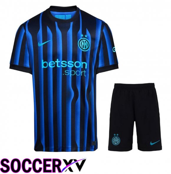 Inter Milan Home kit Soccer Jersey + Shorts 2025 2026