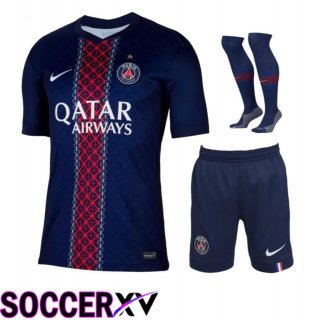 Paris PSG Home kit Soccer Jersey (Shorts + Socks) 2025 2026