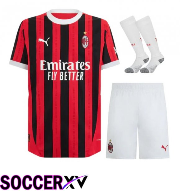 AC Milan Away kit Soccer Jersey (Shorts + Socks) 2024/2025