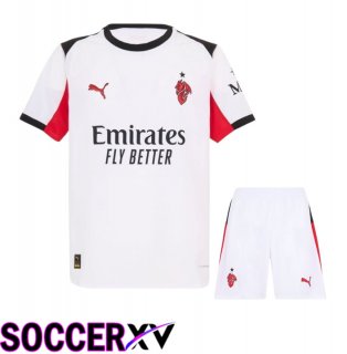 AC Milan Away kit Soccer Jersey + Shorts 2025 2026