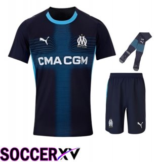 Marseille OM Away kit Soccer Jersey (Shorts + Socks) 2025 2026