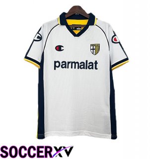 Parma Calcio Retro Away Soccer Jersey White 2003-2004