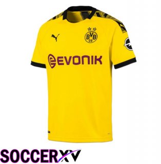 Dortmund BVB Retro Home Soccer Jersey Yellow 2019-2020