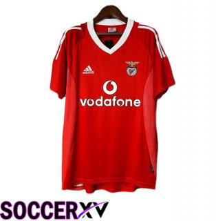 S.L Benfica Retro Home Soccer Jersey Red 2002-2003