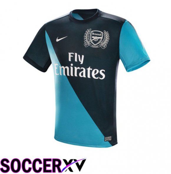 Arsenal Retro Away Soccer Jersey Blue 2011-2012
