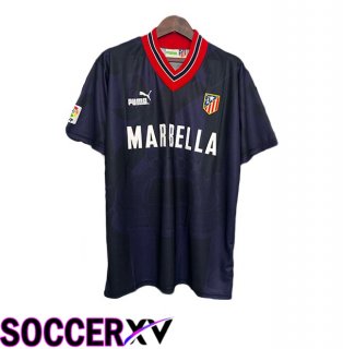 Atletico Madrid Retro Third Soccer Jersey Blue Royal 1995-1996
