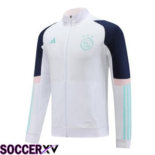 AFC Ajax Training Jacket White 2023/2024