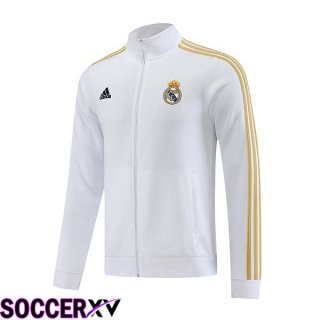 Real Madrid Training Jacket White 2023/2024