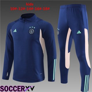 AFC Ajax Kids Training Tracksuit Suit Royal Bluee 2023/2024