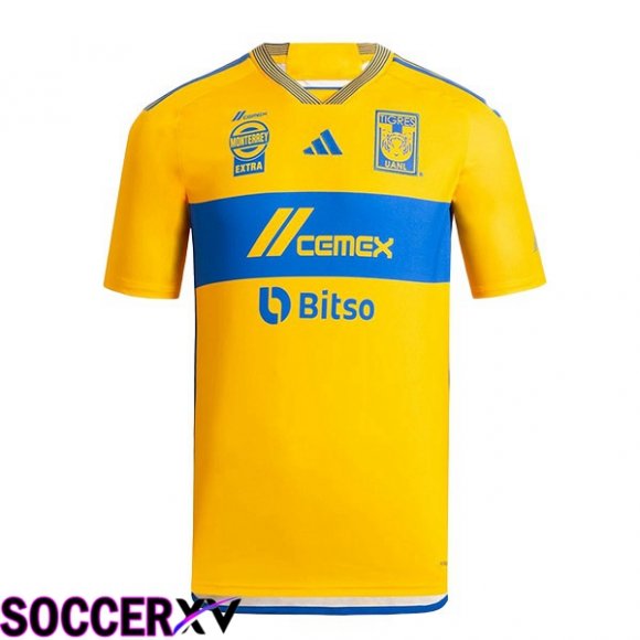 Tigres UANL Soccer Jersey Home Yellow 2023/2024