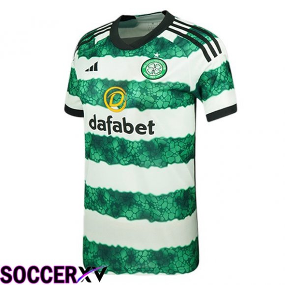 Celtic FC Soccer Jersey Home Green White 2023/2024